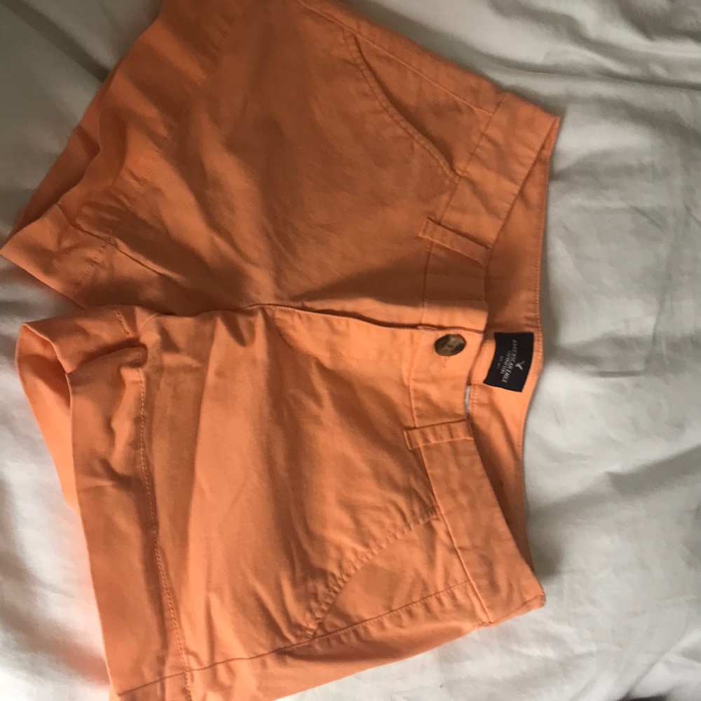 American Eagle orange shorts size 6